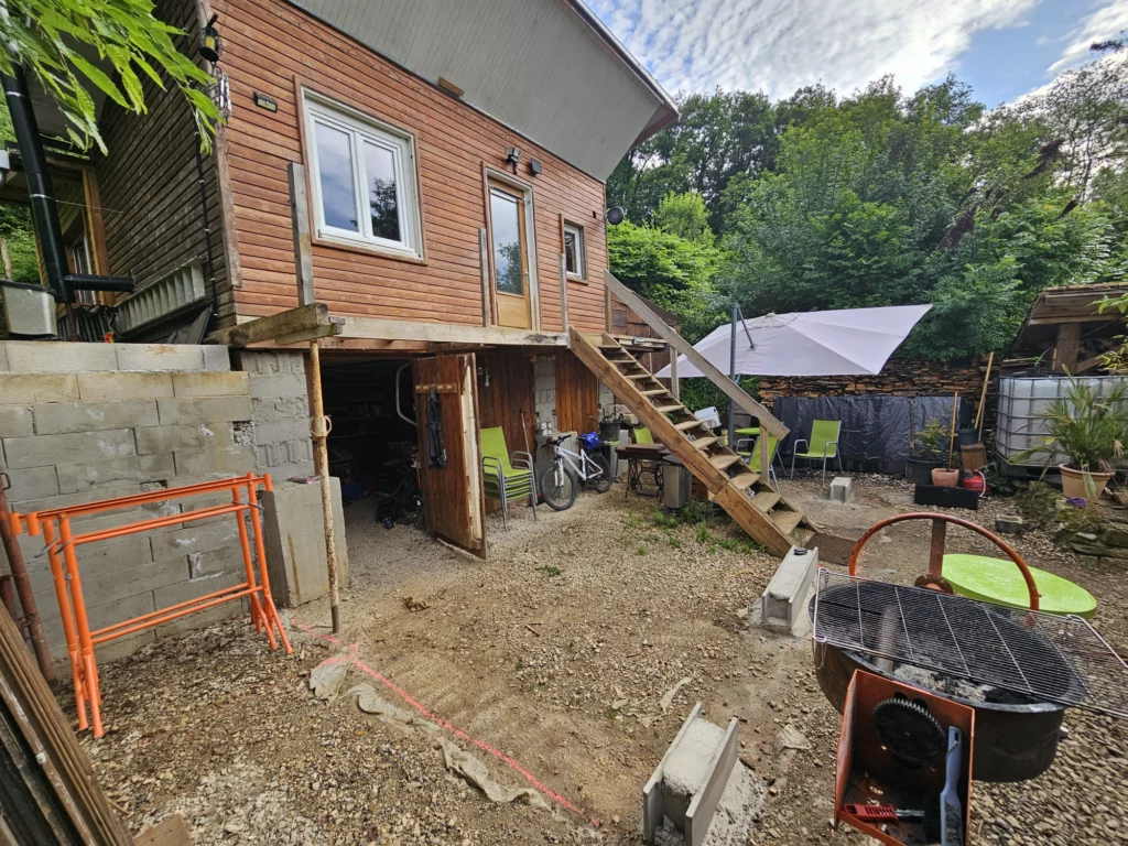 Avant terrasse en bois